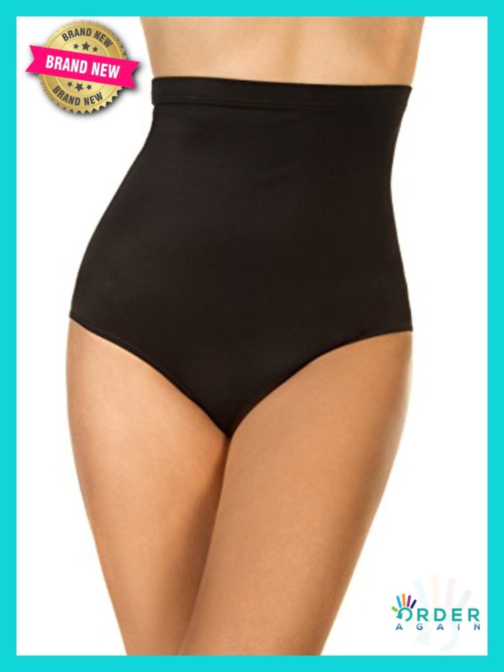 Super High Waist Tummy Control Swim Bottom - Nylon/Spandex